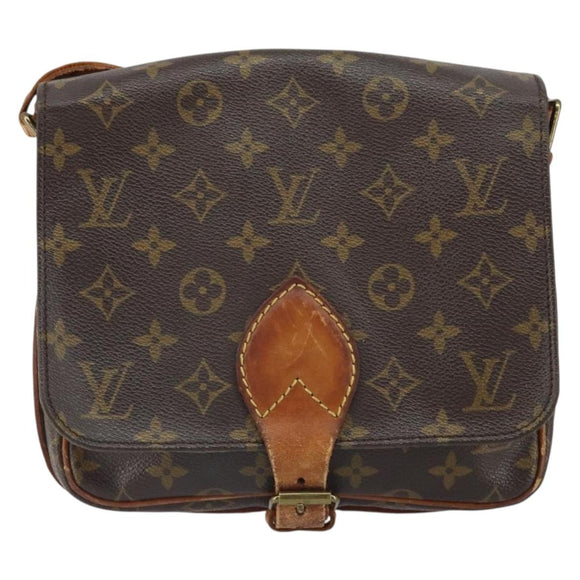 LOUIS VUITTON Monogram Cartouchiere MM Shoulder Bag M51253 LV Auth 161850