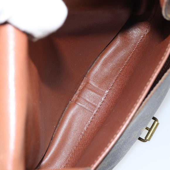 LOUIS VUITTON Monogram Cartouchiere MM Shoulder Bag M51253 LV Auth 161850