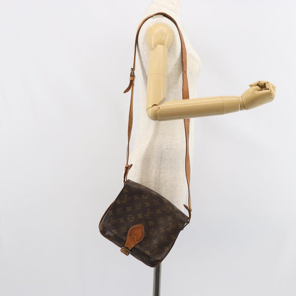 LOUIS VUITTON Monogram Cartouchiere MM Shoulder Bag M51253 LV Auth 161850