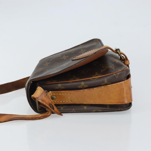 LOUIS VUITTON Monogram Cartouchiere MM Shoulder Bag M51253 LV Auth 161850