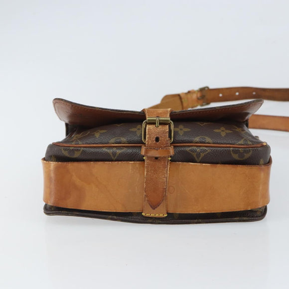 LOUIS VUITTON Monogram Cartouchiere MM Shoulder Bag M51253 LV Auth 161850