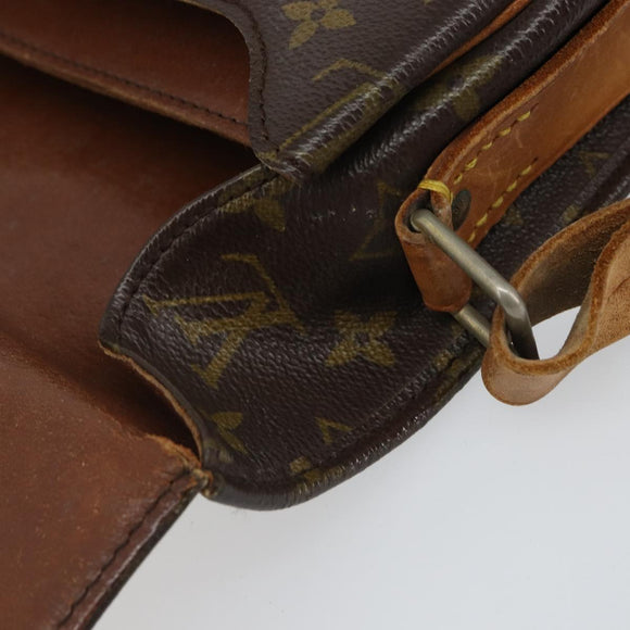 LOUIS VUITTON Monogram Cartouchiere GM Shoulder Bag Vintage M51252 Auth 161851
