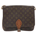 LOUIS VUITTON Monogram Cartouchiere GM Shoulder Bag Vintage M51252 Auth 161851-2