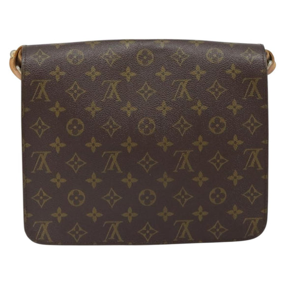 LOUIS VUITTON Monogram Cartouchiere GM Shoulder Bag Vintage M51252 Auth 161851