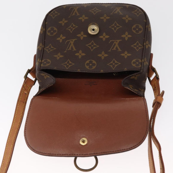LOUIS VUITTON Monogram Saint Cloud MM Shoulder Bag M51243 LV Auth 161862