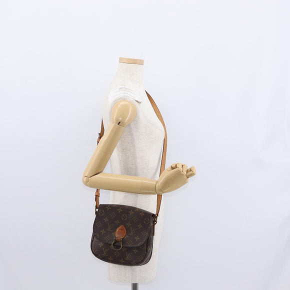 LOUIS VUITTON Monogram Saint Cloud MM Shoulder Bag M51243 LV Auth 161862
