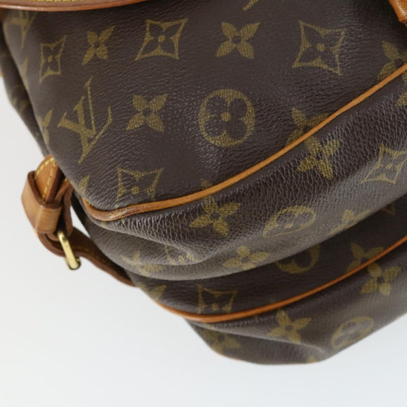 LOUIS VUITTON Monogram Saumur 30 Shoulder Bag M42256 LV Auth 161868A