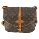 LOUIS VUITTON Monogram Saumur 30 Shoulder Bag M42256 LV Auth 161868A-13