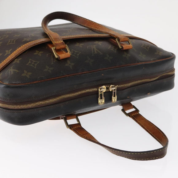 LOUIS VUITTON Monogram Porte Documents Pegas Hand Bag M53343 LV Auth 161871
