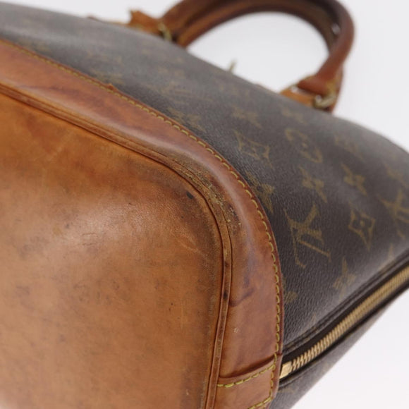 LOUIS VUITTON Monogram Alma Hand Bag M51130 LV Auth 161876