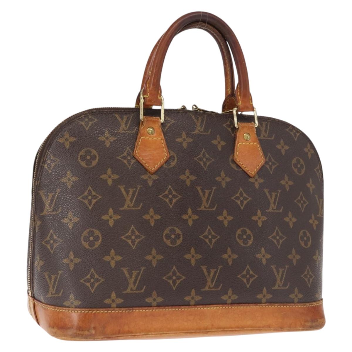 LOUIS VUITTON Monogram Alma Hand Bag M51130 LV Auth 161876