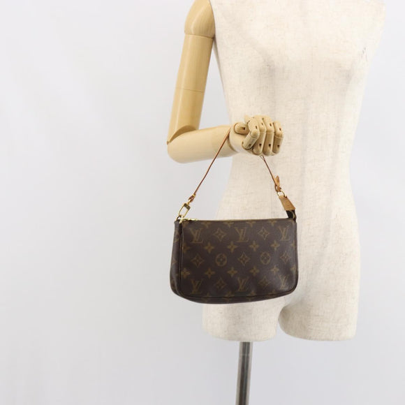 LOUIS VUITTON Monogram Pochette Accessoires Tasche M51980 LV Auth 161878