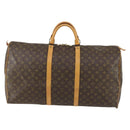 LOUIS VUITTON Monogram Keepall 60 Boston Bag M41422 LV Auth 161887-13