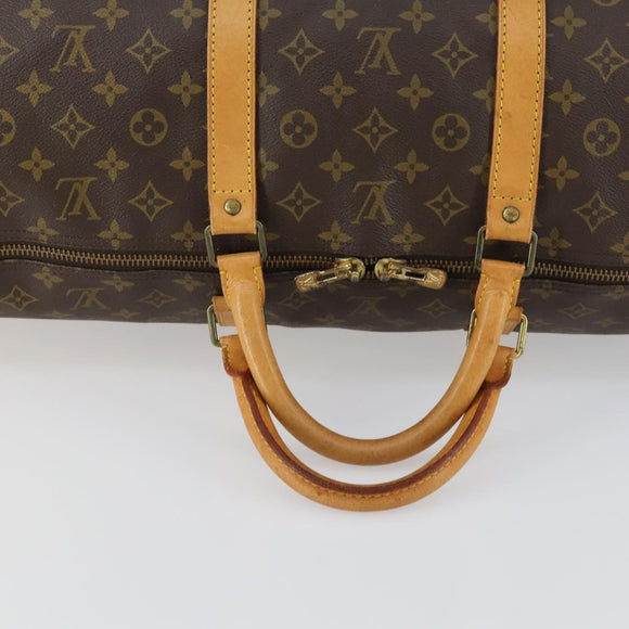 LOUIS VUITTON Monogram Keepall 60 Boston Bag M41422 LV Auth 161887