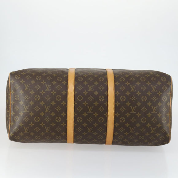 LOUIS VUITTON Monogram Keepall 60 Boston Bag M41422 LV Auth 161887