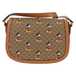 GUCCI Micro GG Supreme GUCCIxDisney Bag PVC Beige Gold 602694 Auth 161889SAM - 0