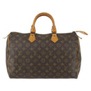 LOUIS VUITTON Monogram Speedy 35 Hand Bag M41524 LV Auth 161894-13