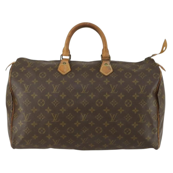 LOUIS VUITTON Monogram Speedy 40 Hand Bag M41522 LV Auth 161897