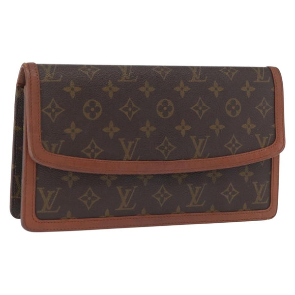 LOUIS VUITTON Monogram Pochette Dam GM Clutch Bag M51810 LV Auth 161898
