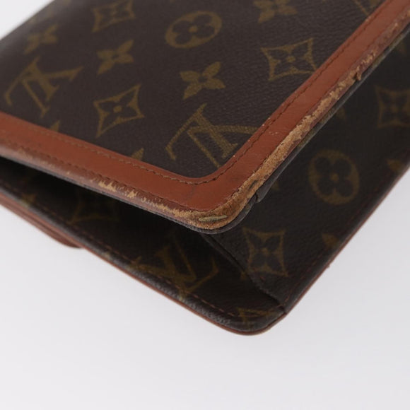 LOUIS VUITTON Monogram Pochette Dam GM Clutch Bag M51810 LV Auth 161898