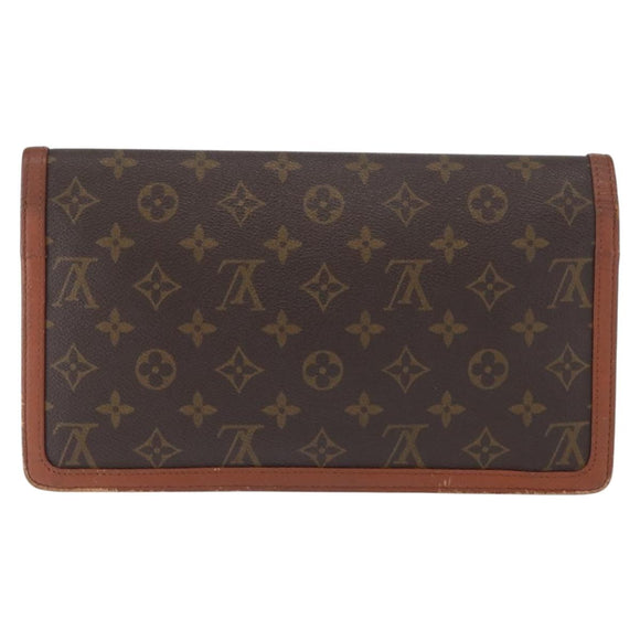 LOUIS VUITTON Monogram Pochette Dam GM Clutch Bag M51810 LV Auth 161898