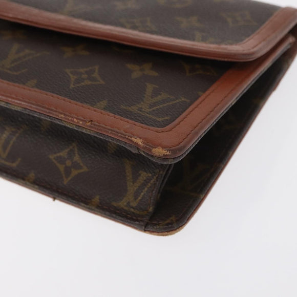 LOUIS VUITTON Monogram Pochette Dam GM Clutch Bag M51810 LV Auth 161898