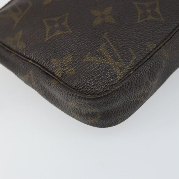 LOUIS VUITTON Monogram Pochette Accessoires Pouch M51980 LV Auth 161900