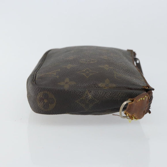 LOUIS VUITTON Monogram Pochette Accessoires Pouch M51980 LV Auth 161900