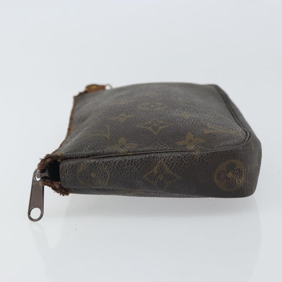 LOUIS VUITTON Monogram Pochette Accessoires Pouch M51980 LV Auth 161900