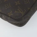 LOUIS VUITTON Monogram Pochette Accessoires Pouch M51980 LV Auth 161900-14