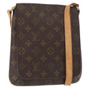 LOUIS VUITTON Monogram Musette Salsa Kurze Umhängetasche M51258 LV Auth 161902A-1