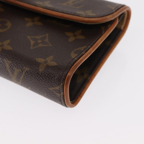 LOUIS VUITTON Monogram Pochette Florentine Bauchtasche M51855 LV Auth 161904