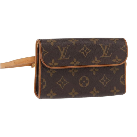 LOUIS VUITTON Monogram Pochette Florentine Bauchtasche M51855 LV Auth 161904