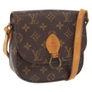 LOUIS VUITTON Monogram Saint Cloud PM Shoulder Bag M51244 LV Auth 161907-1