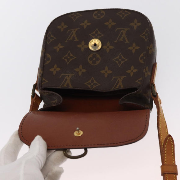 LOUIS VUITTON Monogram Saint Cloud PM Shoulder Bag M51244 LV Auth 161907