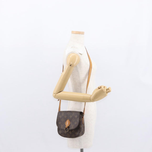 LOUIS VUITTON Monogram Saint Cloud PM Shoulder Bag M51244 LV Auth 161907
