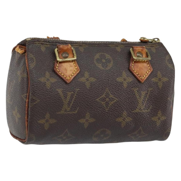 LOUIS VUITTON Monogram Mini Speedy Hand Bag M41534 LV Auth 161911