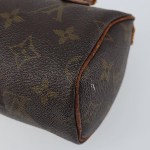 LOUIS VUITTON Monogram Mini Speedy Hand Bag M41534 LV Auth 161911