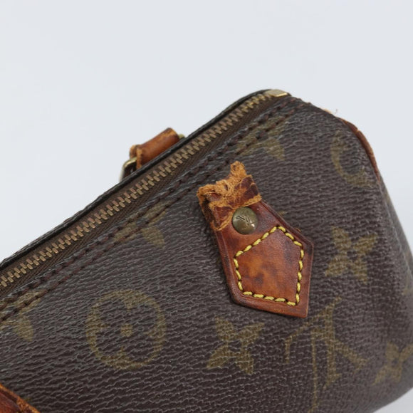 LOUIS VUITTON Monogram Mini Speedy Hand Bag M41534 LV Auth 161911