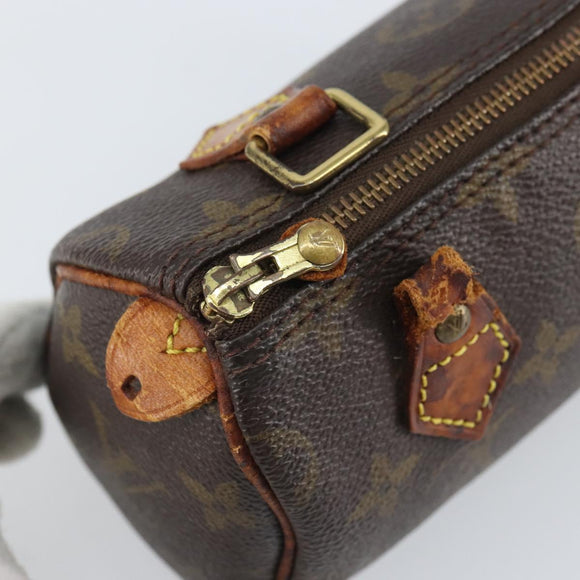 LOUIS VUITTON Monogram Mini Speedy Hand Bag M41534 LV Auth 161911