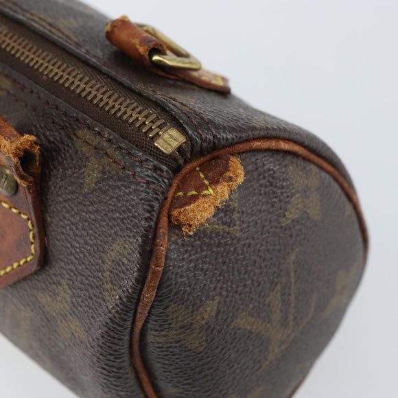 LOUIS VUITTON Monogram Mini Speedy Hand Bag M41534 LV Auth 161911