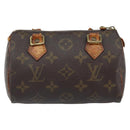 LOUIS VUITTON Monogram Mini Speedy Hand Bag M41534 LV Auth 161911-13