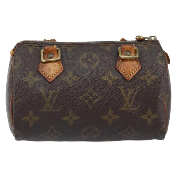 LOUIS VUITTON Monogram Mini Speedy Hand Bag M41534 LV Auth 161911