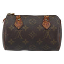 LOUIS VUITTON Monogram Mini Speedy Hand Bag M41534 LV Auth 161911-2