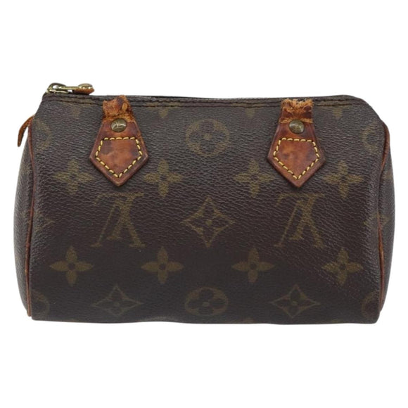 LOUIS VUITTON Monogram Mini Speedy Hand Bag M41534 LV Auth 161911