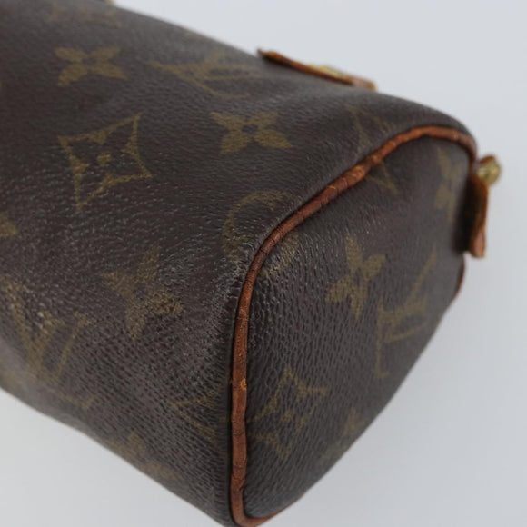 LOUIS VUITTON Monogram Mini Speedy Hand Bag M41534 LV Auth 161911