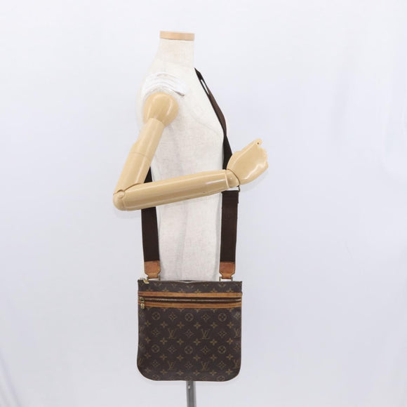 LOUIS VUITTON Monogram Pochette Bosphore Umhängetasche M40044 LV Auth 161921