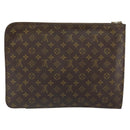LOUIS VUITTON Monogram Posh Documents Briefcase M53457 LV Auth 161943-2
