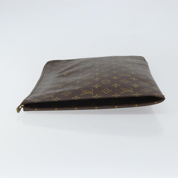 LOUIS VUITTON Monogram Posh Documents Briefcase M53457 LV Auth 161943