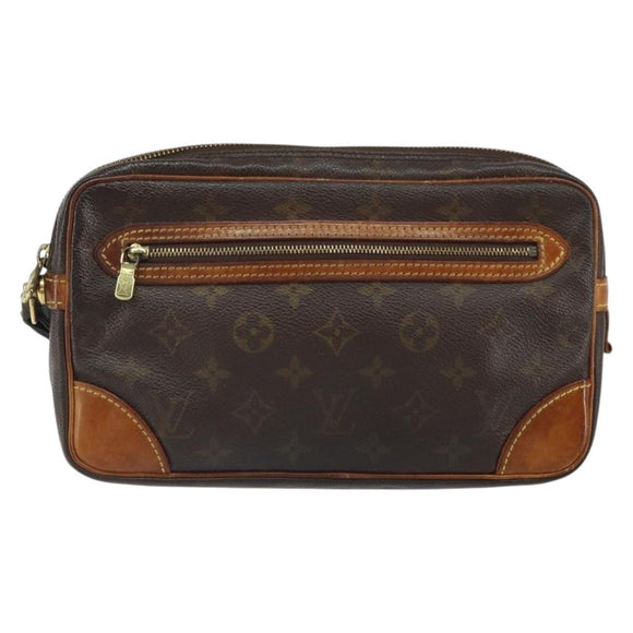 LOUIS VUITTON Monogram Marly Dragonne GM Clutch Bag M51825 LV Auth 161945